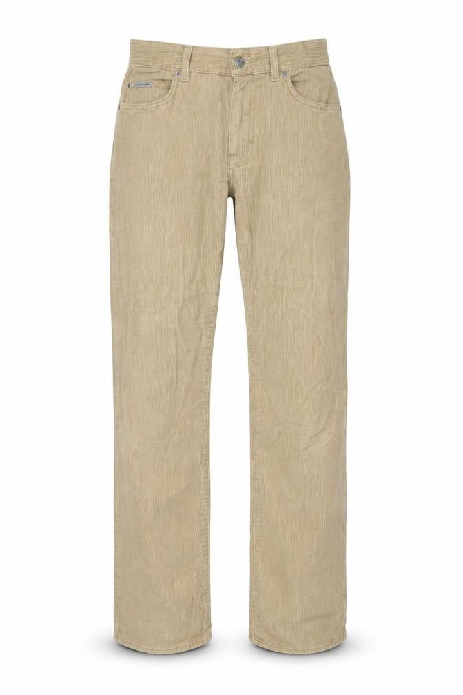 Mens UK Size 29 Calvin Klein  Corduroy Beige Trousers