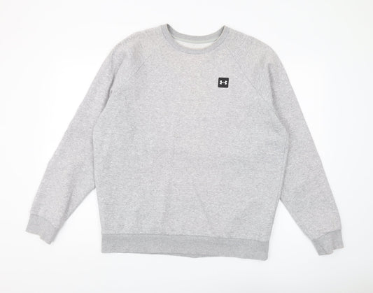 Under Armour Men's Grey Pullover Sweatshirt M