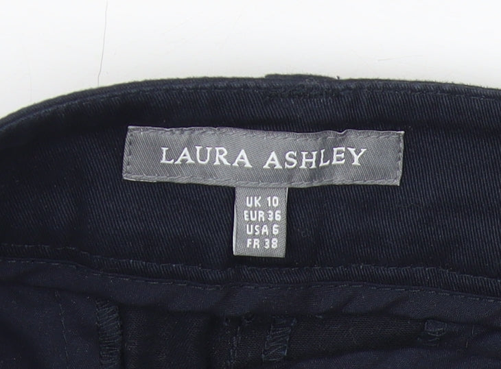 Laura Ashley Women's Blue Pencil Skirt Size 10