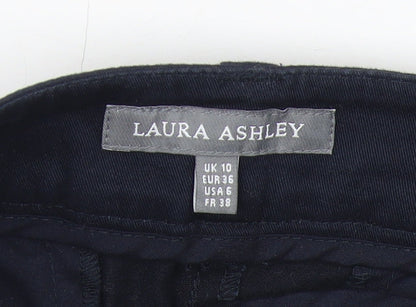 Laura Ashley Women's Blue Pencil Skirt Size 10