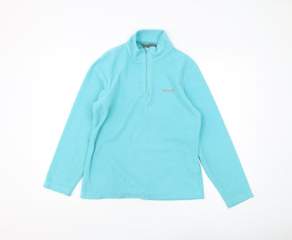 Regatta Women's Blue Hooded Fleece Sweatshirt Size 10