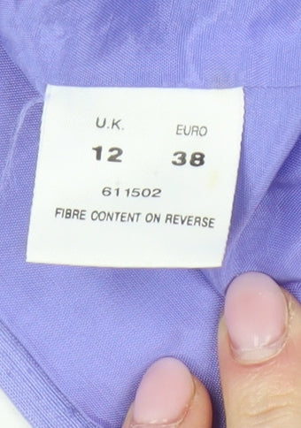 Womens UK Size 12 Alexon Regular Purple Suit Jacket