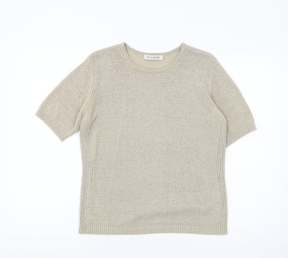 Windsmoor Women Beige Pullover Jumper Medium