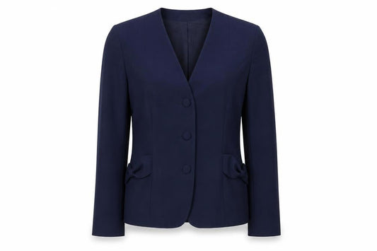 Womens UK Size 10 Laura Ashley Regular Blue Blazer