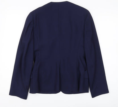 Womens UK Size 10 Laura Ashley Regular Blue Blazer