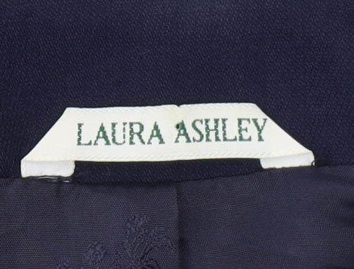 Womens UK Size 10 Laura Ashley Regular Blue Blazer