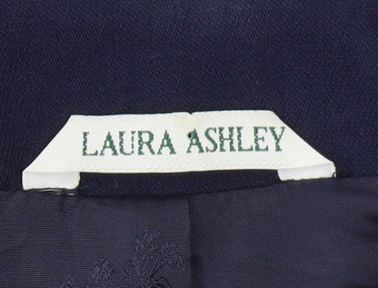 Womens UK Size 10 Laura Ashley Regular Blue Blazer