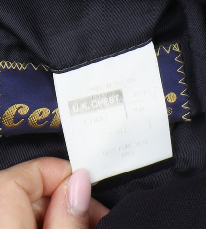 Mens UK Size 40 Centaur Regular Blue Suit Jacket