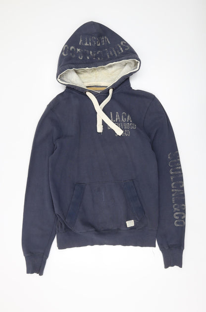 Mens UK Size S SoulCal & Co Blue Pullover Hoodie