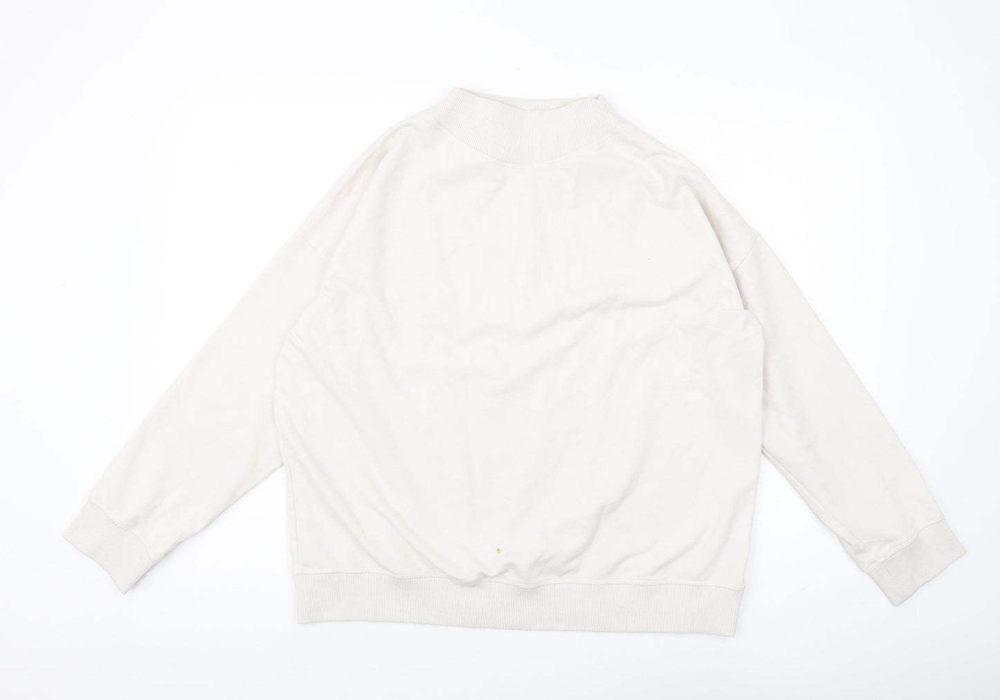 Jigsaw Women's White Pullover Sweatshirt M
