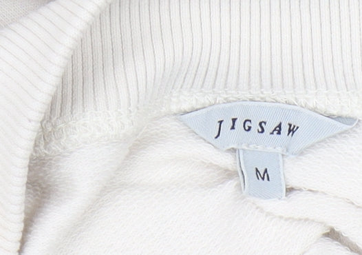 Jigsaw Women's White Pullover Sweatshirt M