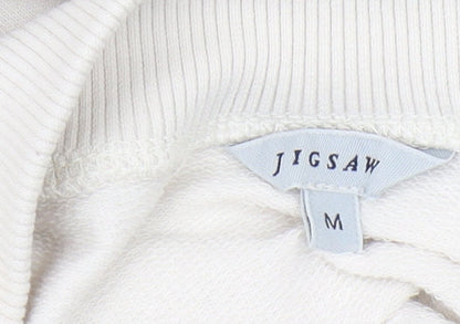 Jigsaw Women's White Pullover Sweatshirt M