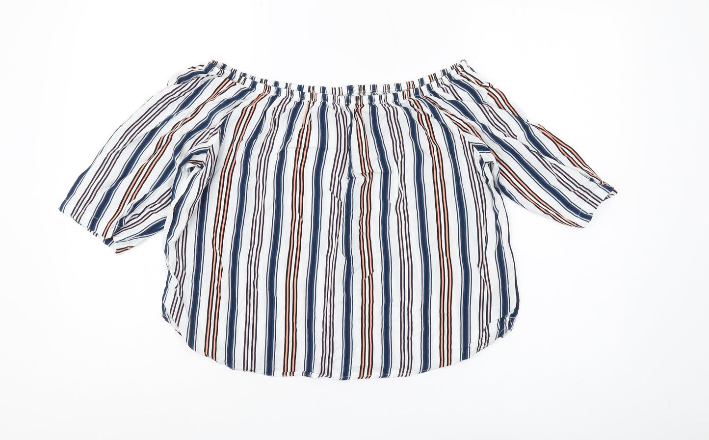 Jacqueline de Yong Women's Multicoloured Striped Blouse