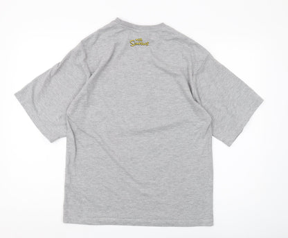 Unisex Adults UK Size 6 ASOS Grey Basic T-Shirt
