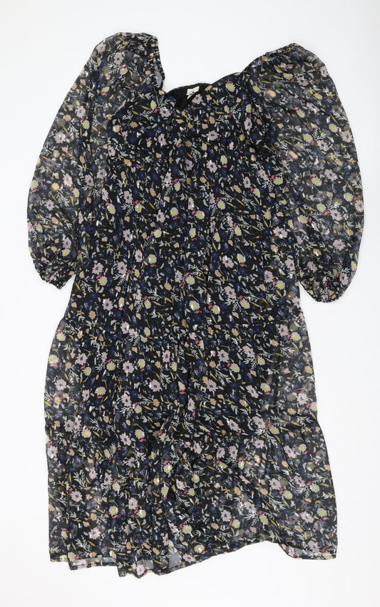 River Island Women's Floral A-Line Dress, Size 10