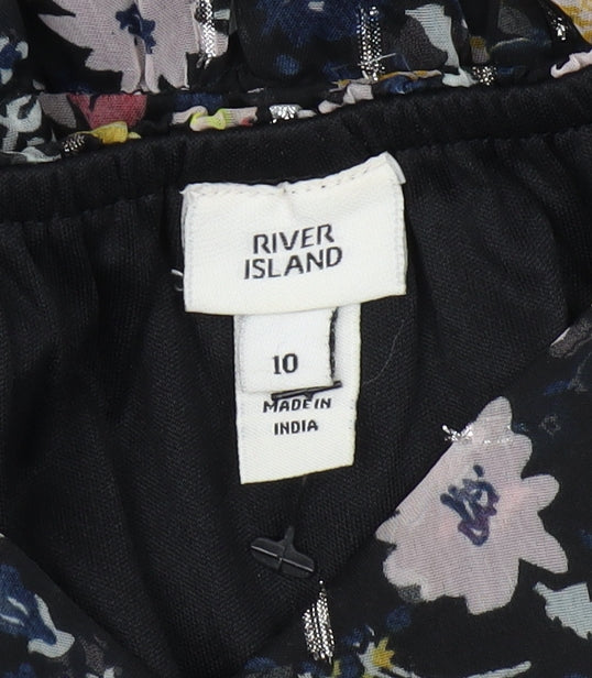 River Island Women's Floral A-Line Dress, Size 10