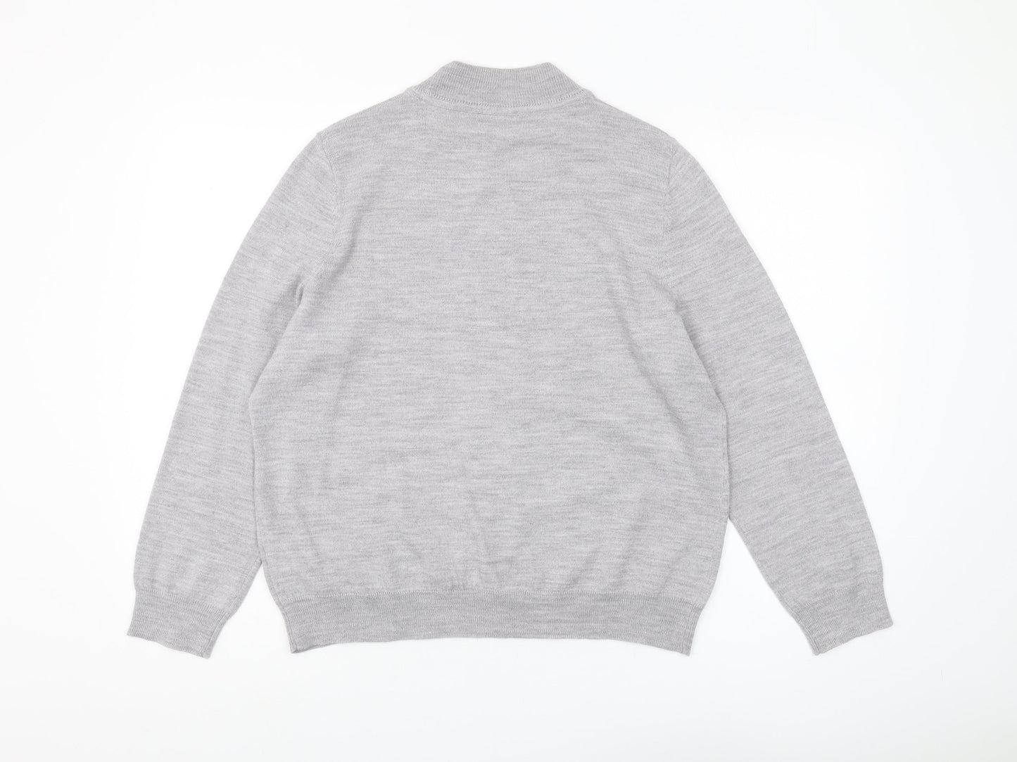 Eastex Women's Grey Mock Neck Jumper, Size 18