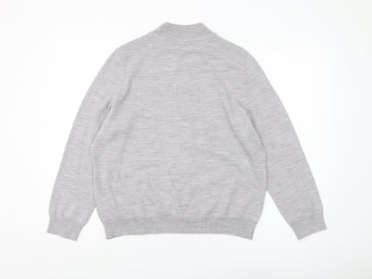 Eastex Women's Grey Mock Neck Jumper, Size 18