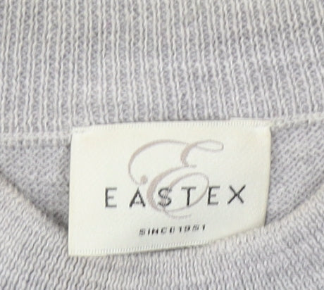 Eastex Women's Grey Mock Neck Jumper, Size 18