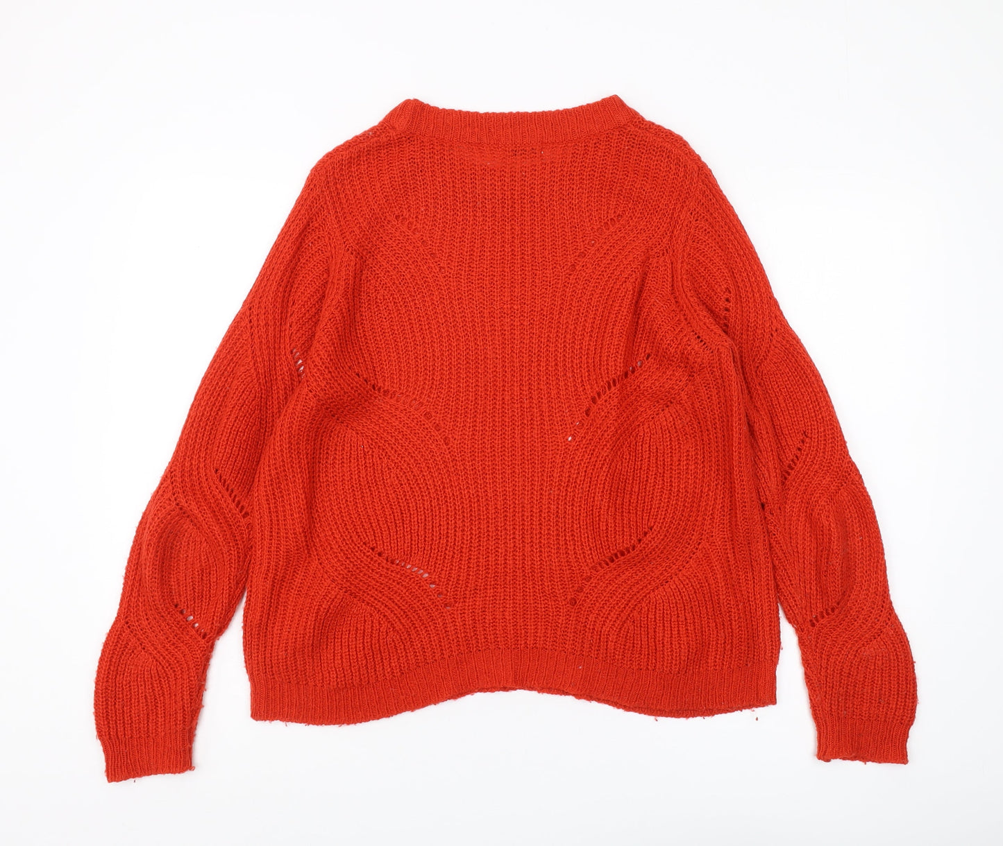 Jacqueline de Yong Women's Red Pullover Jumper L