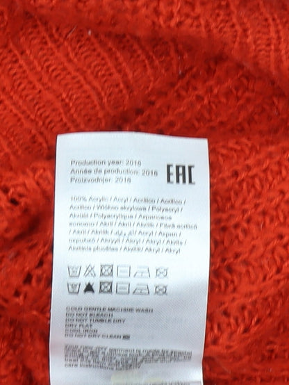 Jacqueline de Yong Women's Red Pullover Jumper L