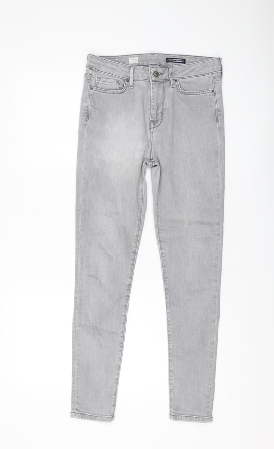 Womens UK Size 30 Tommy Hilfiger Ultra-Slim Fit Skinny Grey Jeans