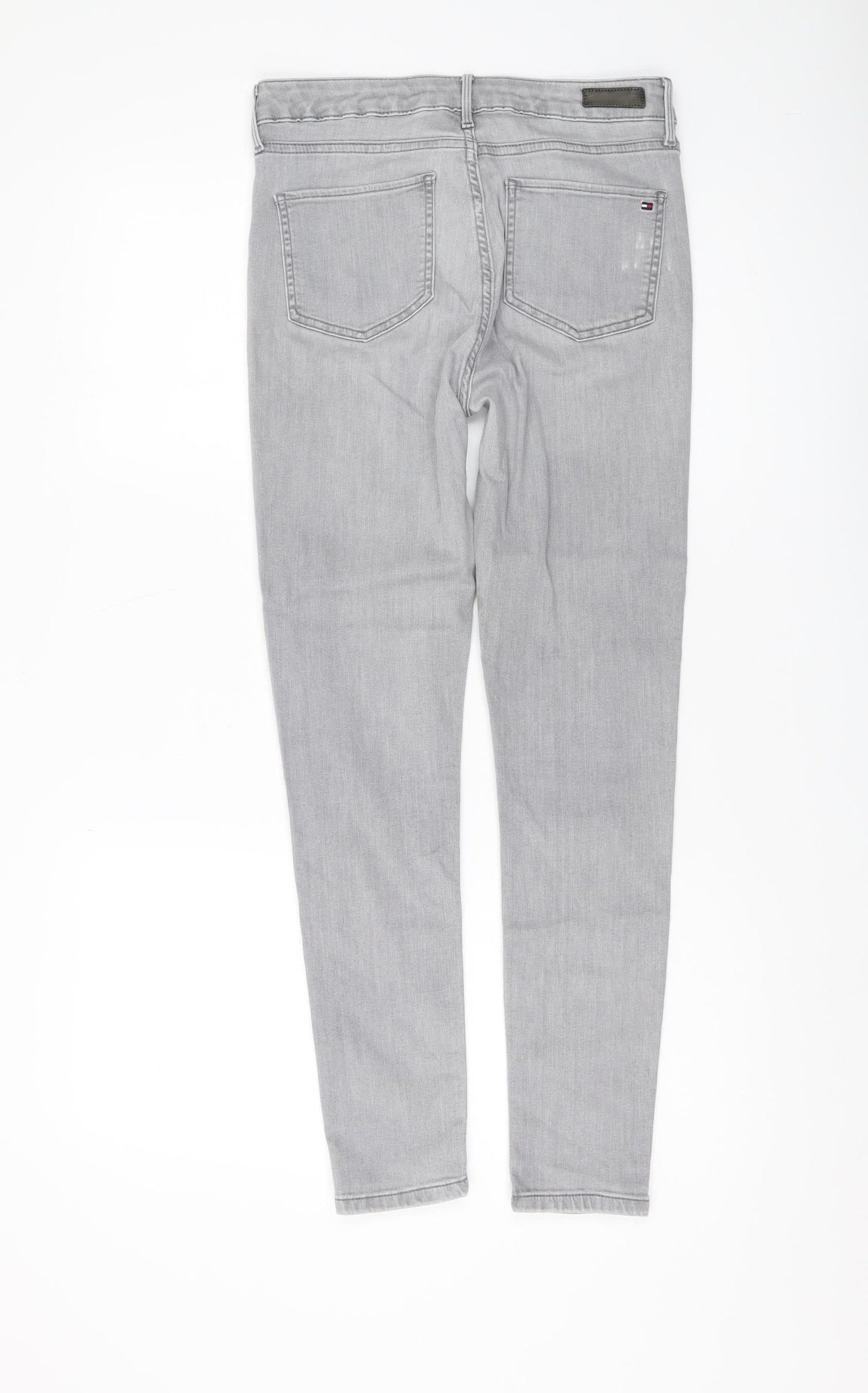 Womens UK Size 30 Tommy Hilfiger Ultra-Slim Fit Skinny Grey Jeans