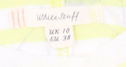 Womens UK Size 10 White Stuff Multicoloured Jersey T-Shirt