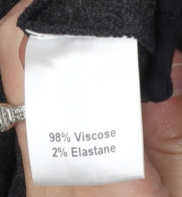 Pure Collection Women's Grey Midi Sheath Dress Size 10