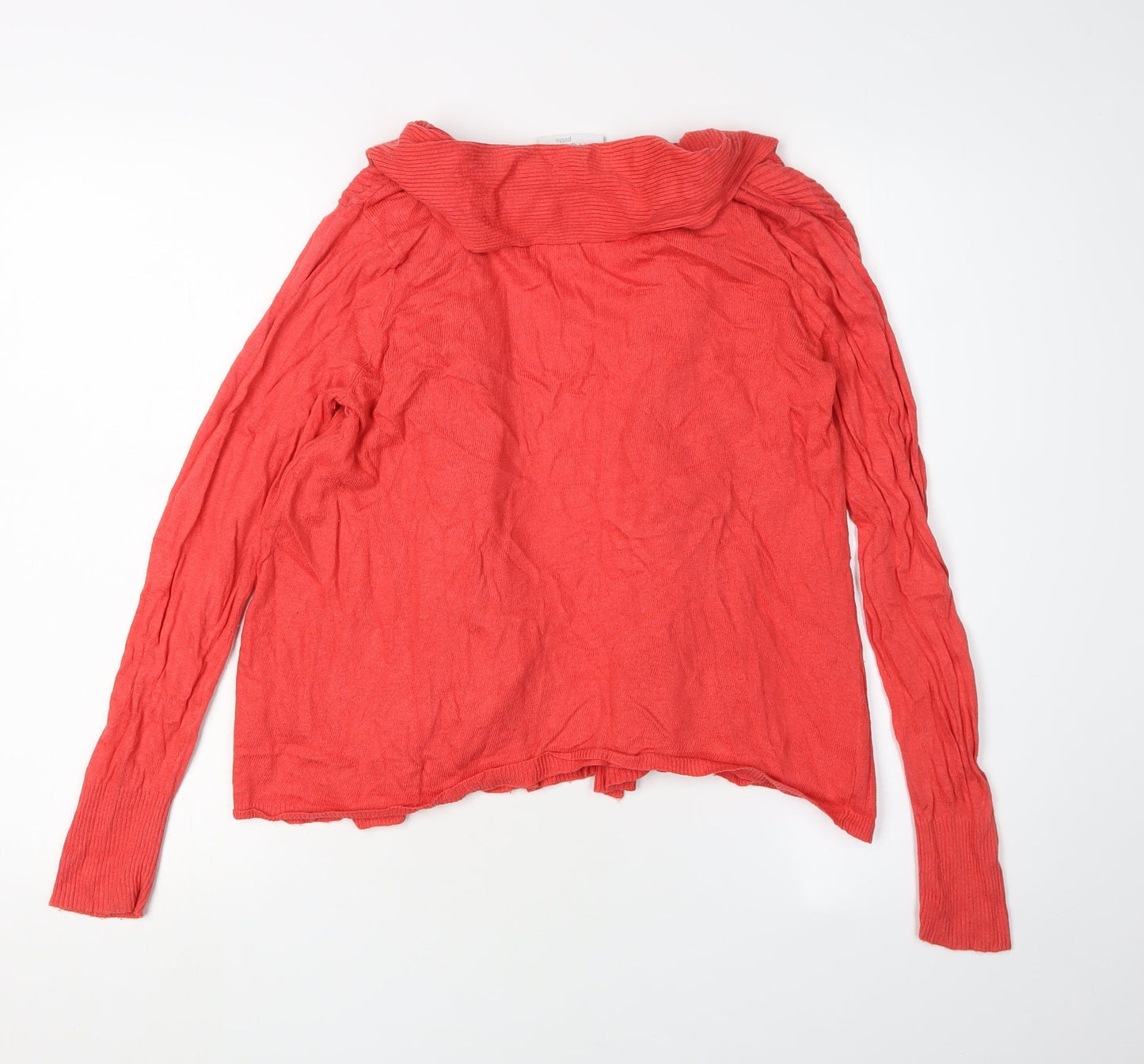 Womens UK Size M Wallis Red Cardigan Jumper