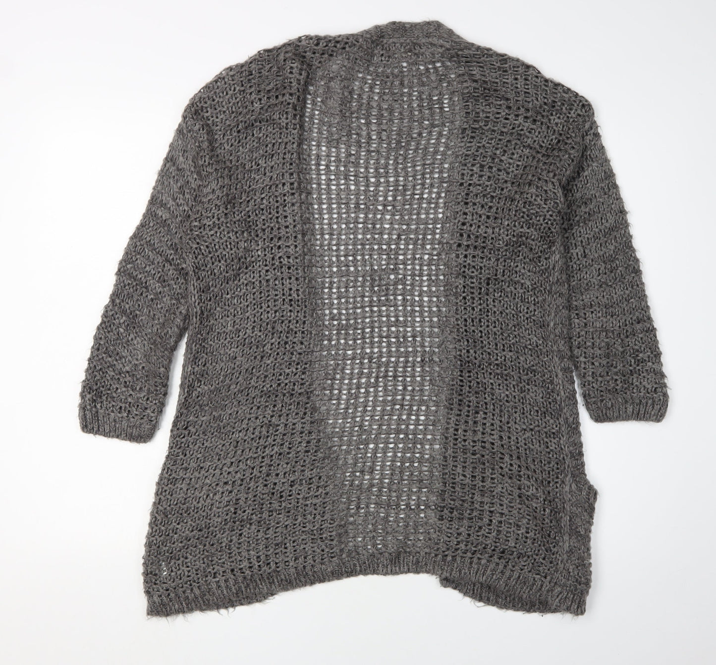 Womens UK Size 8 River Island Grey Cardigan Jumper