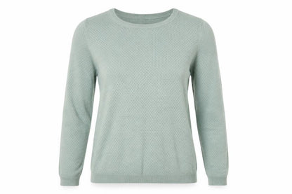 Vero Moda Women's Green XS Cotton Pullover Jumper