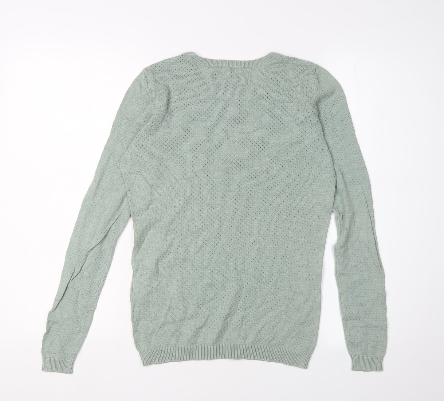 Vero Moda Women's Green XS Cotton Pullover Jumper