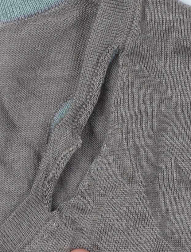 Autograph Men's Grey Wool Pullover Jumper, 2XL