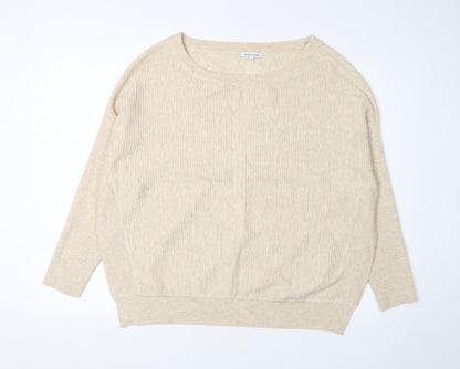 Womens UK Size 14 Sonder Studio Beige Pullover Jumper