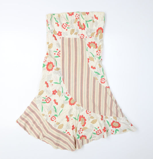 Pepe Jeans Women's Multicoloured Floral A-Line Dress S