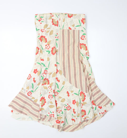 Pepe Jeans Women's Multicoloured Floral A-Line Dress S