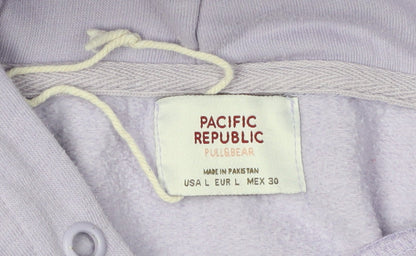 Pacific Republic Unisex Purple Pullover Hoodie L