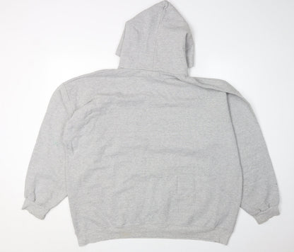 Hanes Men's Grey XL Pullover Hoodie with Graphic Print