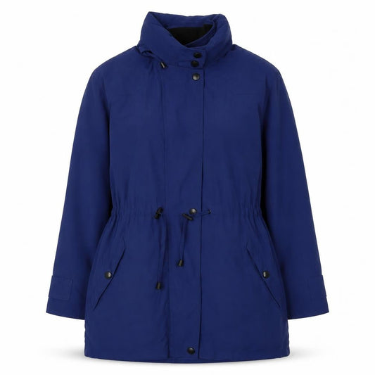 Womens UK Size S Cloud Nine Blue Parka Coat