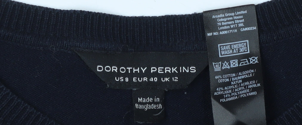 Womens UK Size 12 Dorothy Perkins Multicoloured Pullover Jumper