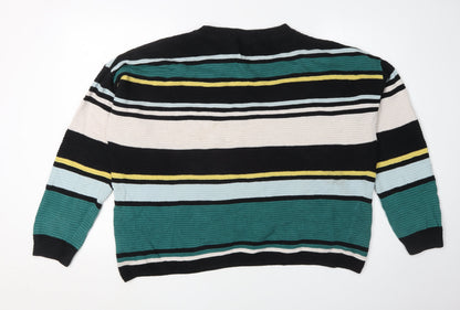 Womens UK Size 12 H&M Multicoloured Pullover Jumper