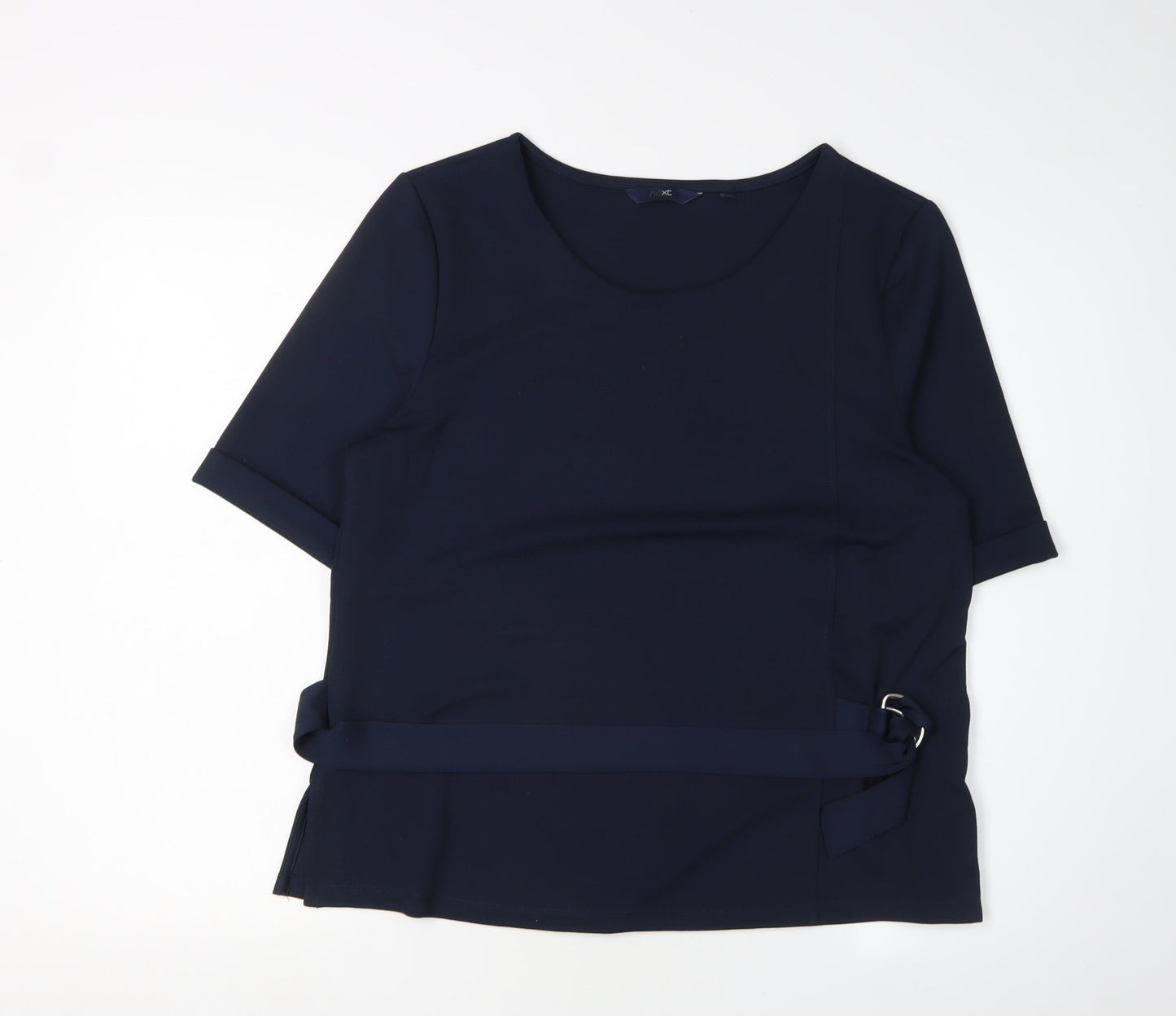 Womens UK Size 16 NEXT Blue Basic Blouse