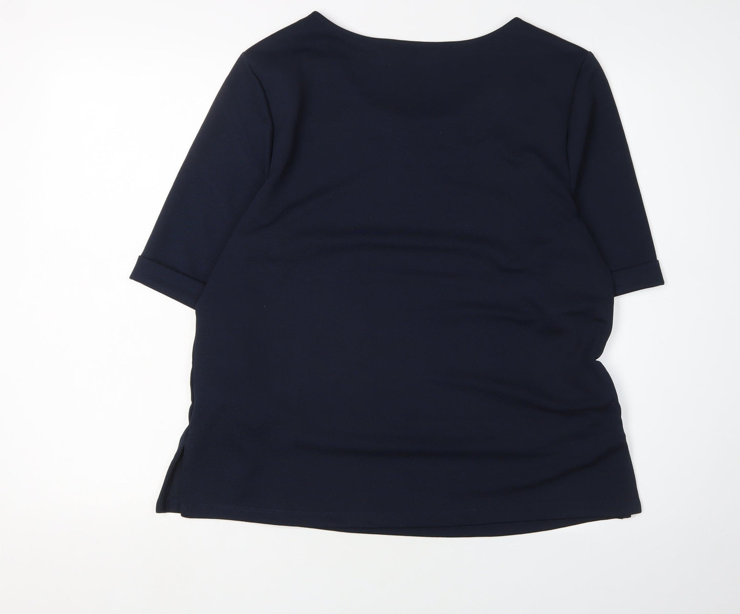 Womens UK Size 16 NEXT Blue Basic Blouse