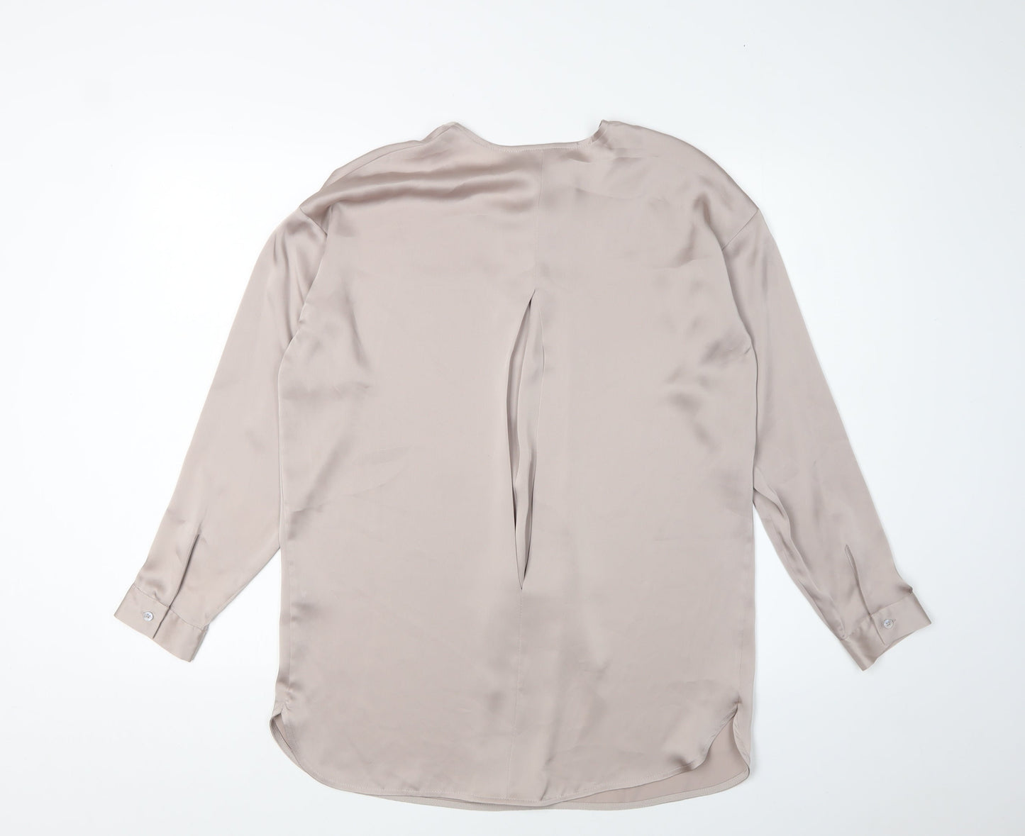 Womens UK Size 8 Marks and Spencer Beige  Blouse