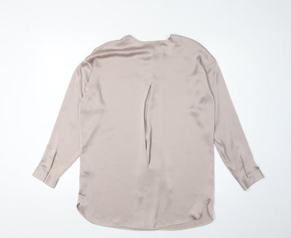Womens UK Size 8 Marks and Spencer Beige  Blouse