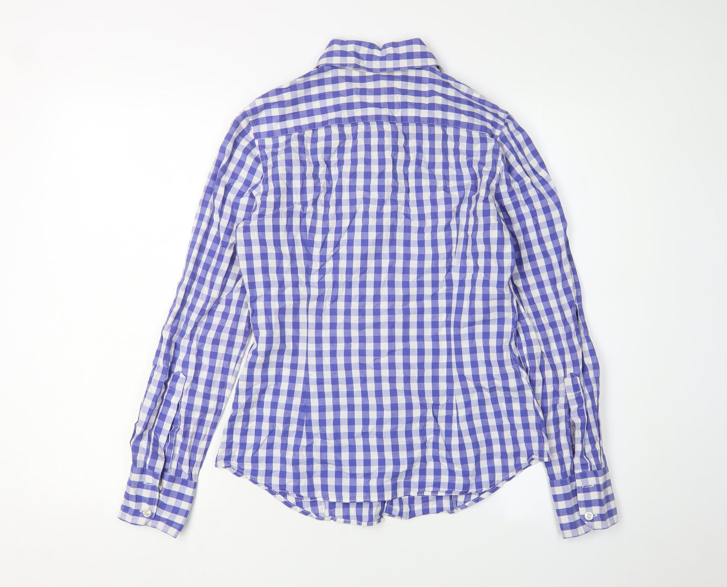 Womens UK Size S United Colors of Benetton Blue  Button-Up