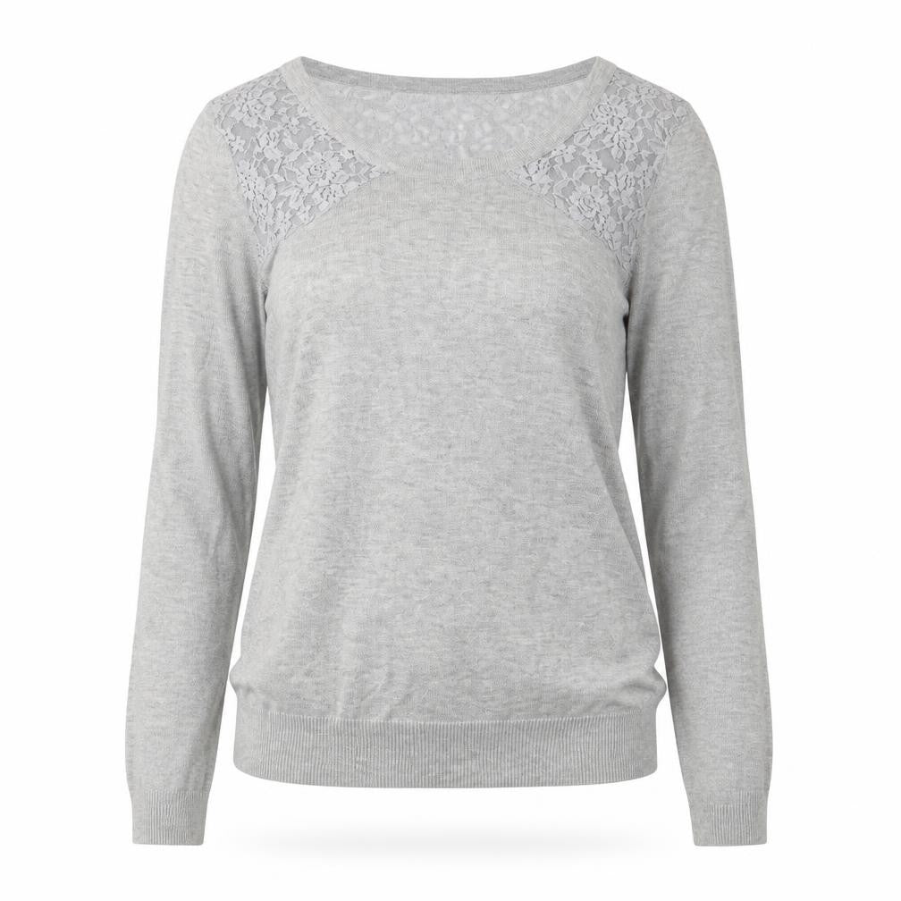 Womens UK Size 8 Warehouse Grey Pullover Jumper