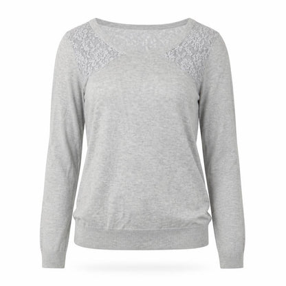 Womens UK Size 8 Warehouse Grey Pullover Jumper