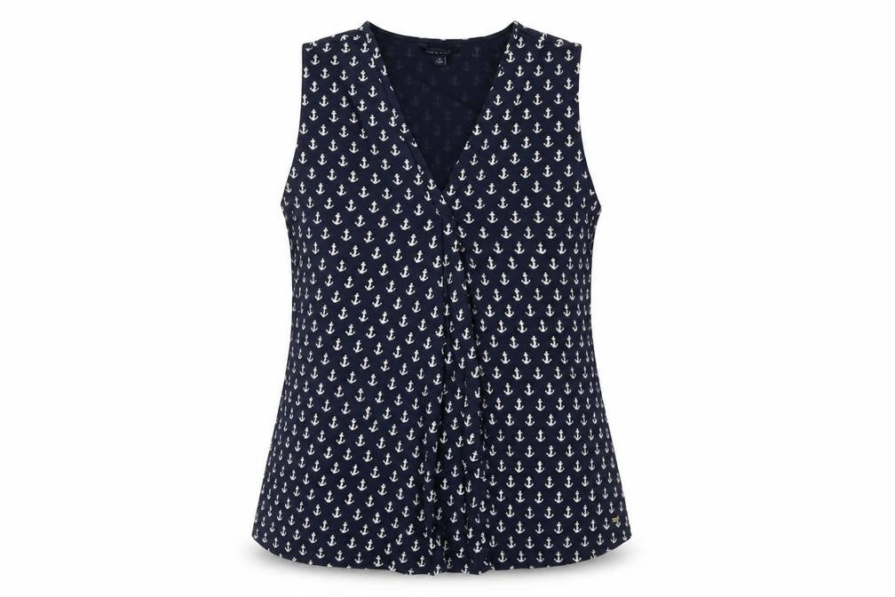 Womens UK Size L Tommy Hilfiger Blue Basic Tank